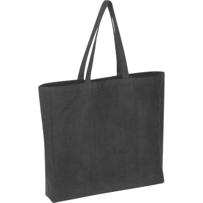 Picture of SHOPPER MADE FROM RECYCLED COTTON AND POLYESTER NINA in Black