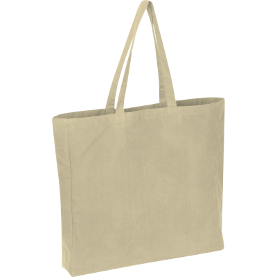 Picture of SHOPPER MADE FROM RECYCLED COTTON AND POLYESTER NINA in Beige