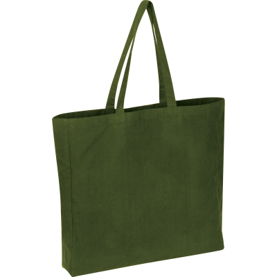 Picture of SHOPPER MADE FROM RECYCLED COTTON AND POLYESTER NINA in Khaki