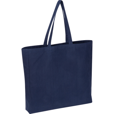 Picture of SHOPPER MADE FROM RECYCLED COTTON AND POLYESTER NINA in Darkblue