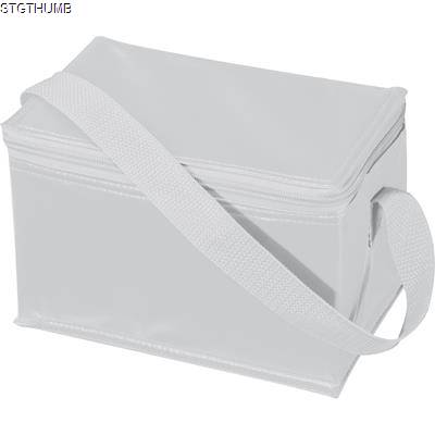 Picture of 6 CAN MINI COOL BAG in White.