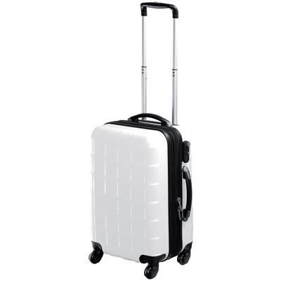 hard shell white suitcase