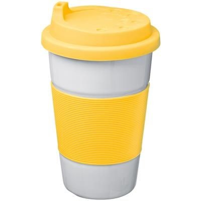Picture of PORCELAIN TRAVEL MUG in Yellow