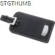 Picture of DELUXE LEATHER LUGGAGE TAG in Black