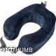 Picture of PLUSH NECK PILLOW with Closure Band in Darkblue 
