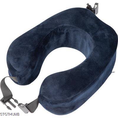 Picture of PLUSH NECK PILLOW with Closure Band in Darkblue.