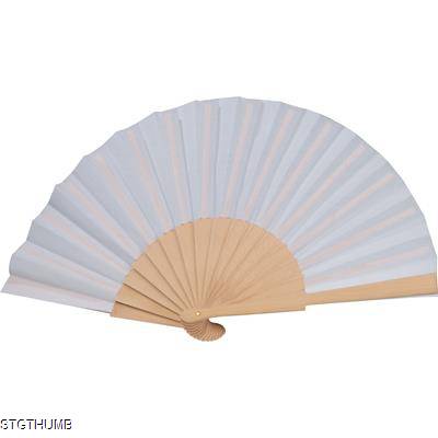 Picture of PAPER HAND FAN in White