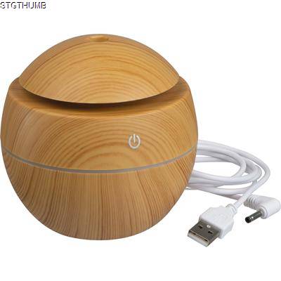 Picture of AROMA HUMIDIFIER with Color Changing LED Light in Brown
