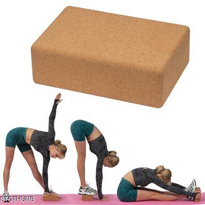 Picture of CORK YOGA CUBE BLOCK in Beige