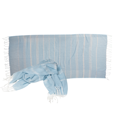 Picture of BEACH TOWEL in Light Blue.