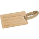 Picture of BAMBOO LUGGAGE TAG in Beige 