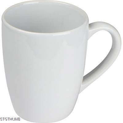 Picture of CERAMIC POTTERY MUG in White.