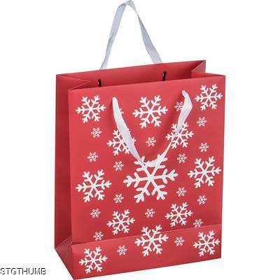 Picture of BIG CHRISTMAS PAPER BAG in Red.