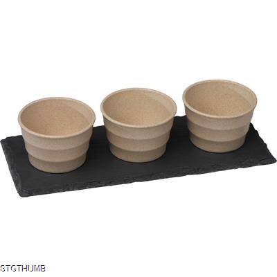 Picture of SMALL BOWLS SET with Slate Board.