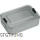 Picture of ALUMINIUM LUNCH BOX with Closure in Anthracite Grey