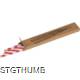 Picture of PAPER STRAWS 10 PIECES in Red