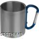 Picture of METAL MUG with Snap Hook in Blue