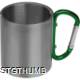 Picture of METAL MUG with Snap Hook in Green