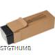 Picture of SET OF 100 DRINK STRAWS MADE OF PAPER in Black