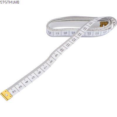 Picture of RUBBER 1,50 M MEASURING TAPE in White.