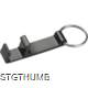 Picture of METAL KEYRING with Bottle & Can Opener in Black