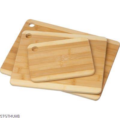 Picture of SET OF THREE CUTTING BOARDS in Beige