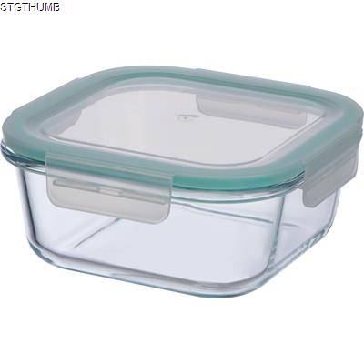 Picture of GLASS CONTAINER with Lid, Suitable for Microwave & Freezer in Clear Transparent.