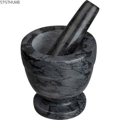 Picture of MARBLE STONE MORTAR in Anthracite Grey.