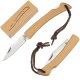Picture of POCKET KNIFE with Bamboo Bowls & Hanging Loop in Beige