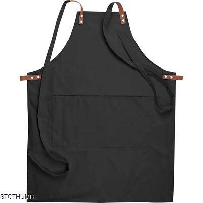 Picture of HIGH VALUE APRON MADE FROM COTTON in Black.