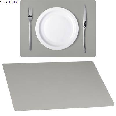 Picture of PVC TABLE MAT in Silvergrey.