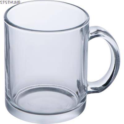 Picture of GLASS COFFEE MUG in Clear Transparent.