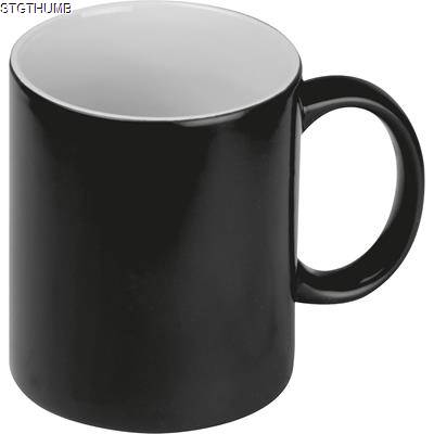 Picture of COLOUR CHANGING MUG in Black.