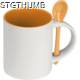 Picture of MUG with Spoon in Orange