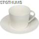 Picture of CUP with Saucer 175 Ml in White