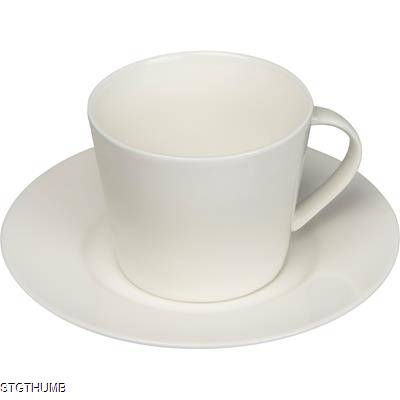 Picture of CUP with Saucer 175 Ml in White.