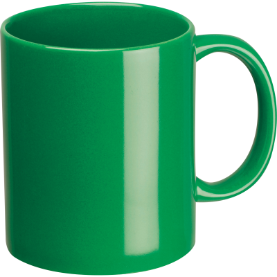 Picture of CERAMIC POTTERY MUG in Green.