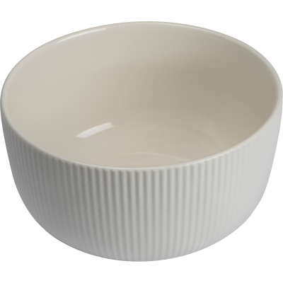 Picture of CERAMIC POTTERY BOWL in White