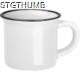 Picture of CERAMIC POTTERY ESPRESSO MUG in White