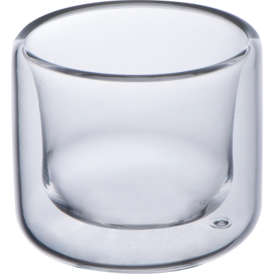 Picture of DOUBLE-WALLED ESPRESSO CUP 50ML in Clear Transparent.