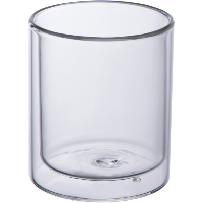Picture of DOUBLE-WALLED CAPPUCCINO CUP 200ML in Clear Transparent.