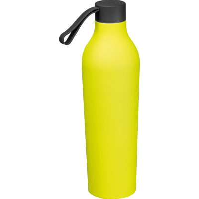 Picture of RUBBER DRINK BOTTLE, 750ML in Yellow.
