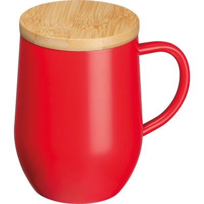 Picture of DOUBLE-WALLED MUG, 300 ML in Red
