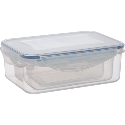 Picture of SET OF 3 STORAGE BOXES in Clear Transparent.