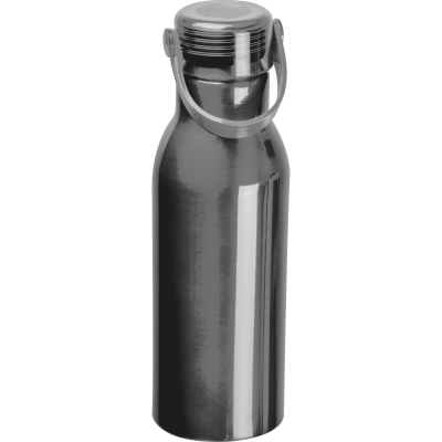 Picture of DRINK BOTTLE MADE FROM RECYCLED ALUMINIUM METAL in Anthracite Grey 