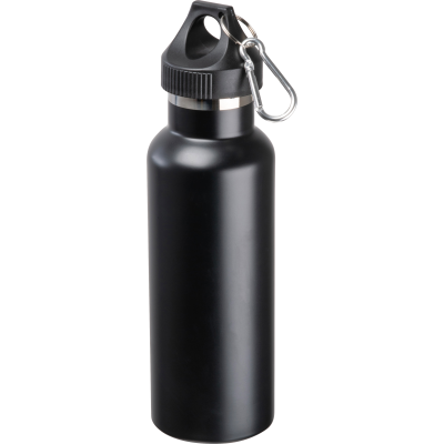 Picture of VACUUM FLASK, MATT, 750ML with Carabiner in Black 