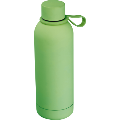 Picture of RUBBER DRINK BOTTLE with Loop, 700 Ml in Apple Green 