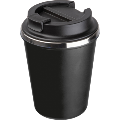 Picture of STAINLESS STEEL METAL DRINK CUP 350ML in Black 