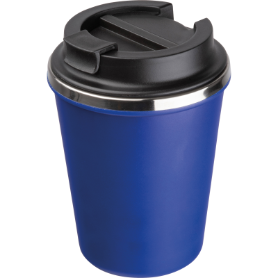 Picture of STAINLESS STEEL METAL DRINK CUP 350ML in Blue 