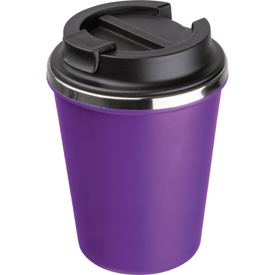 Picture of STAINLESS STEEL METAL DRINK CUP 350ML METODY in Purple